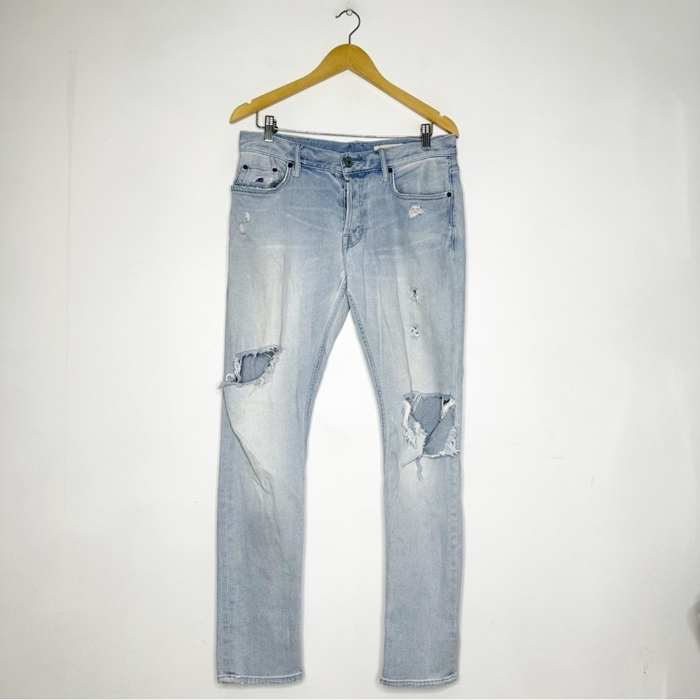 All Saints Men’s Rex Slim Fit Soft Stretch Distressed Jeans Size 30